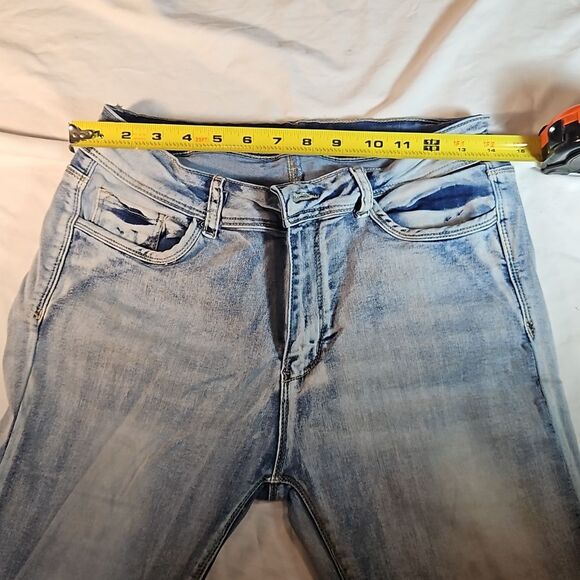 Bamboo Acid Wash Jeggings Size 13 - Picture 5 of 7